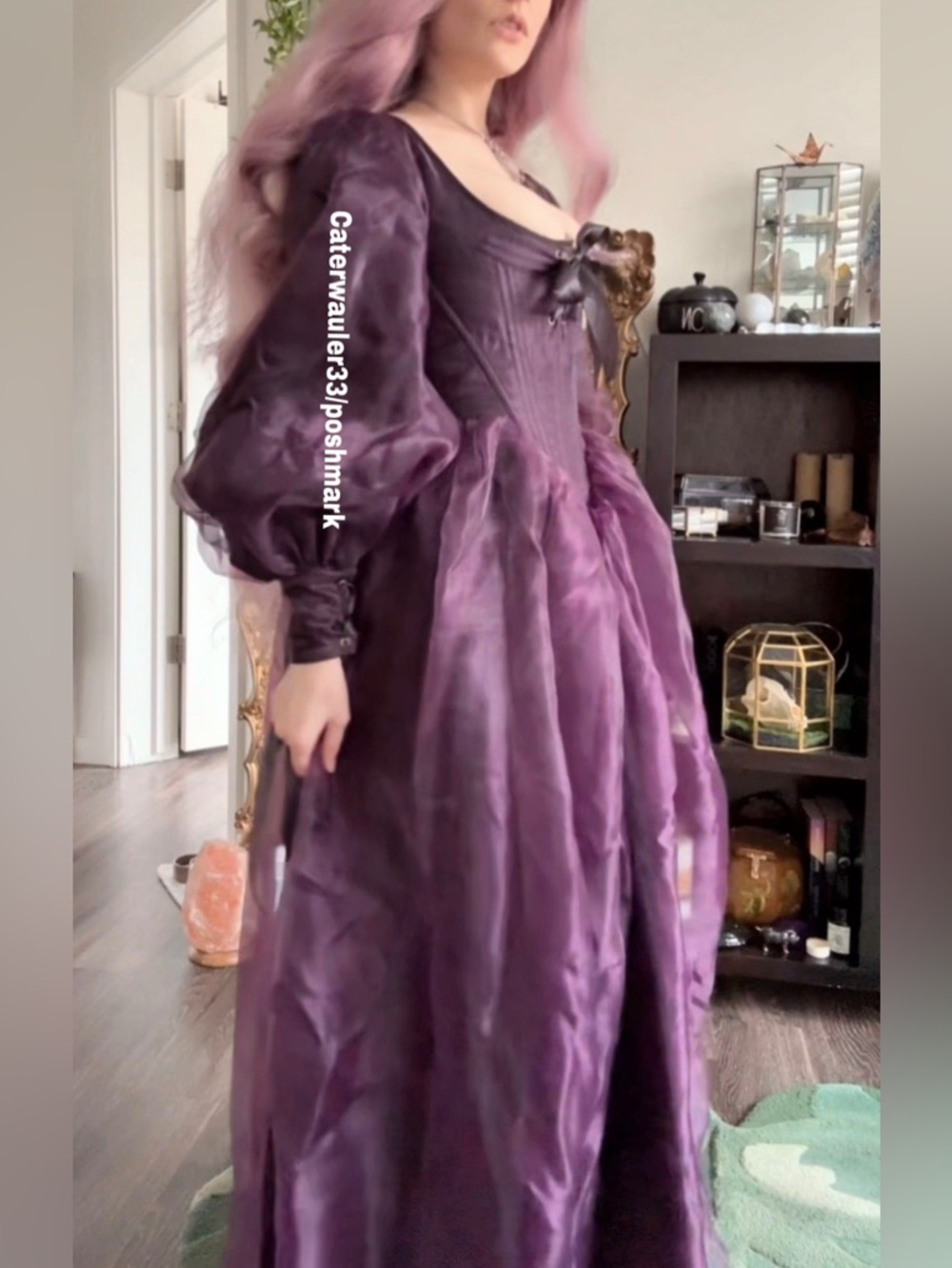(UNAVAILABLE)Artisan made Antionette corset ballgown - Picture 4 of 5
